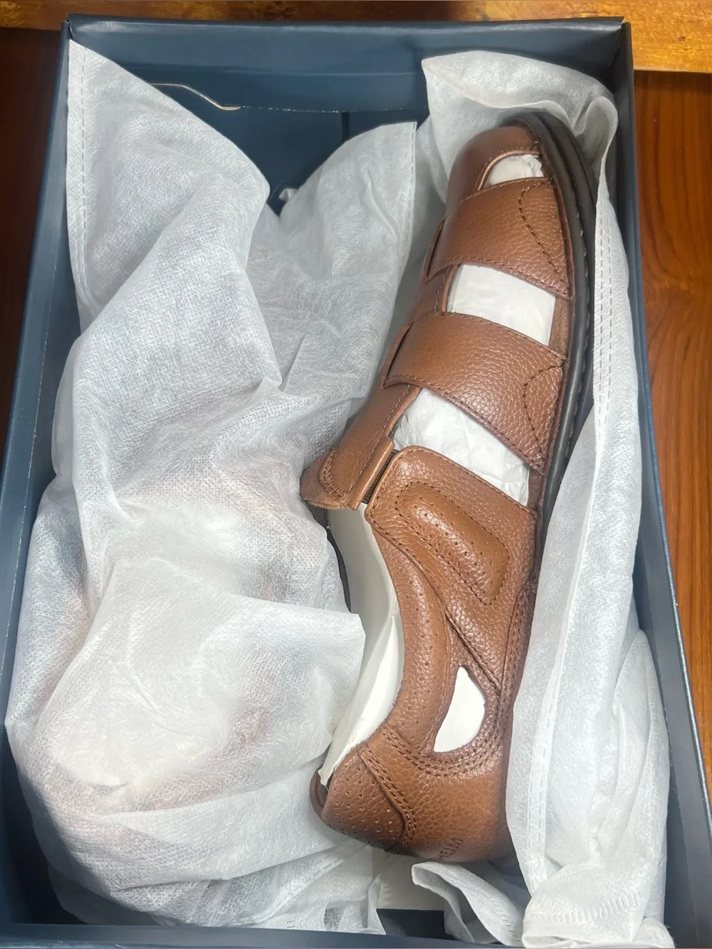Florsheim Edgewater Fisherman Brown Leather Sandals NWB Men's Size 9M